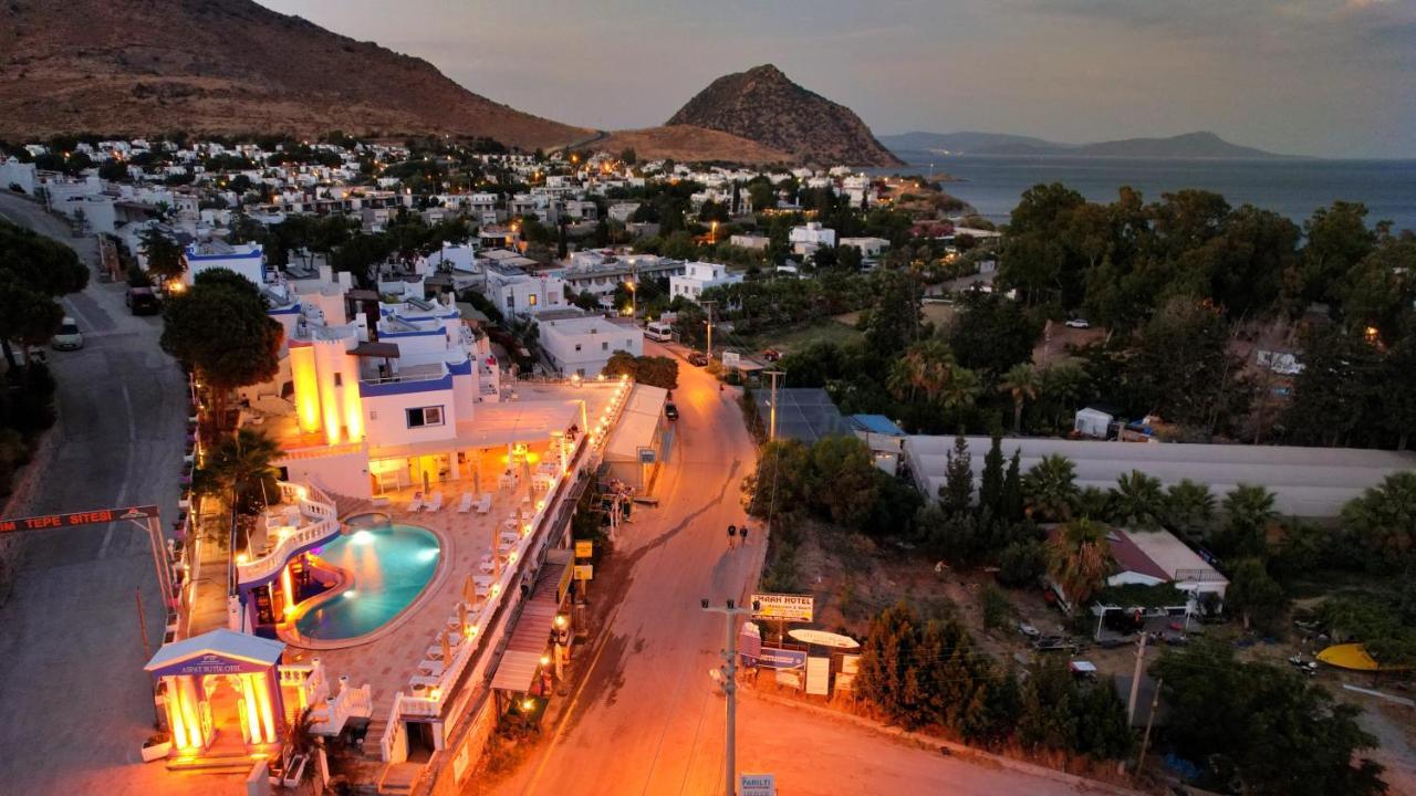 Aspat Hotel Bodrum - Beach&Restaurant ภายนอก รูปภาพ