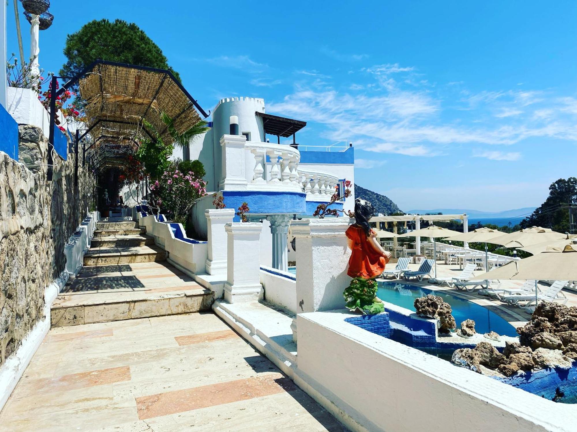 Aspat Hotel Bodrum - Beach&Restaurant ภายนอก รูปภาพ